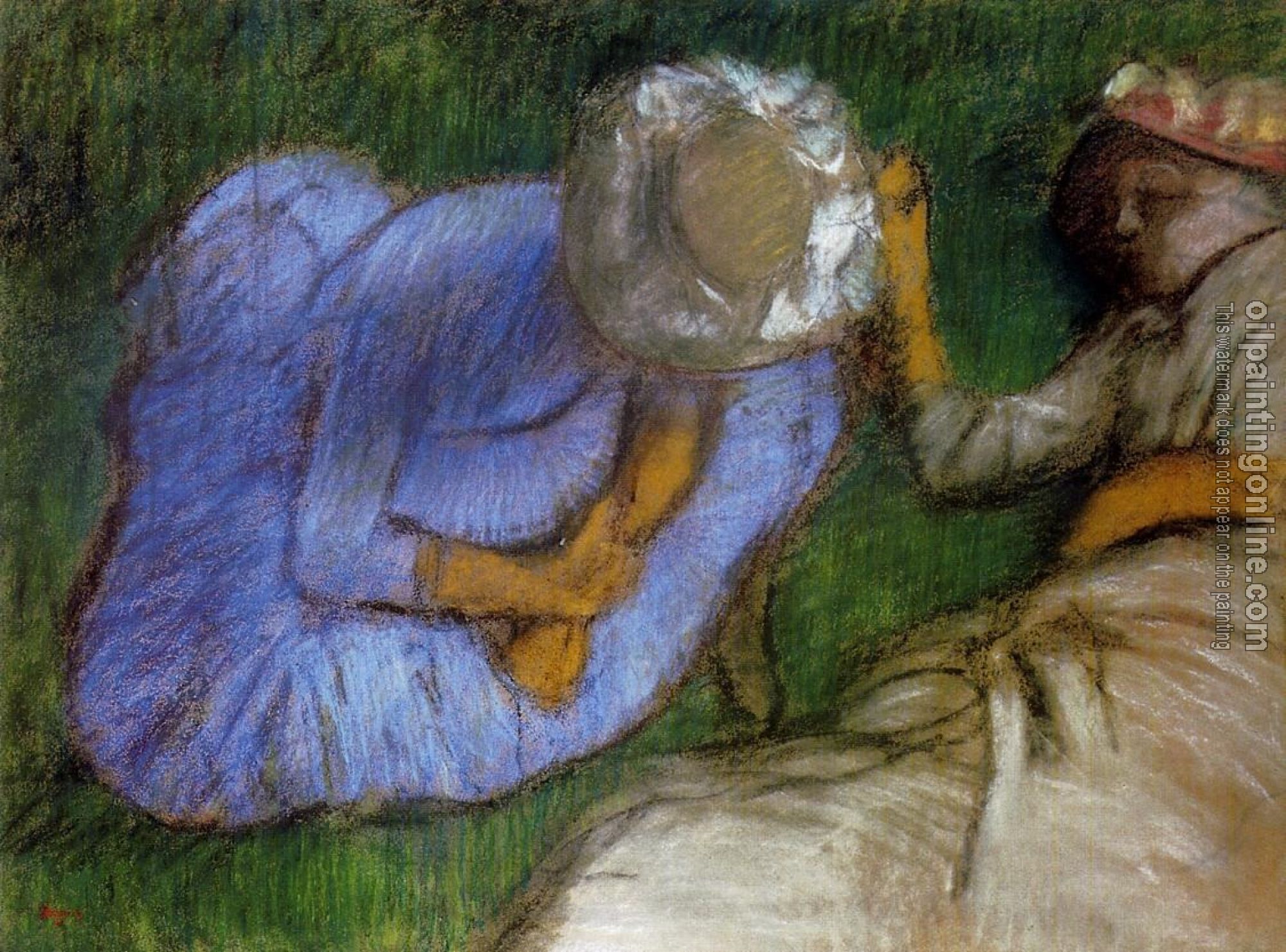 Degas, Edgar - Young Women Resting in a Field